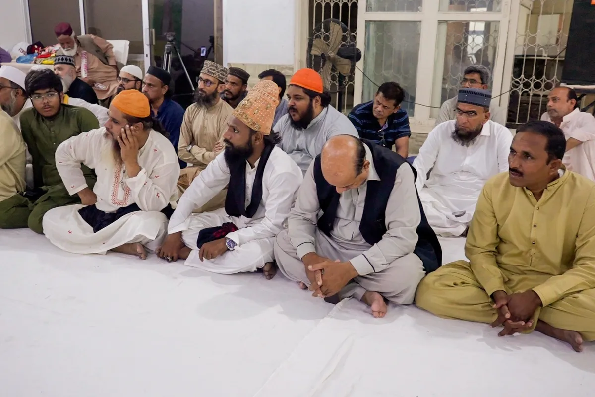 Attendees listening to speeches