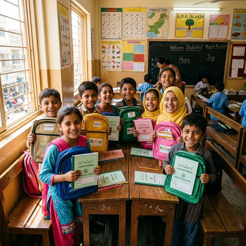 Education kit distribution